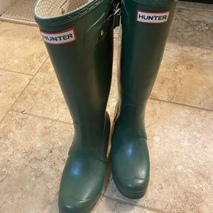 Dark Green Hunter Boots